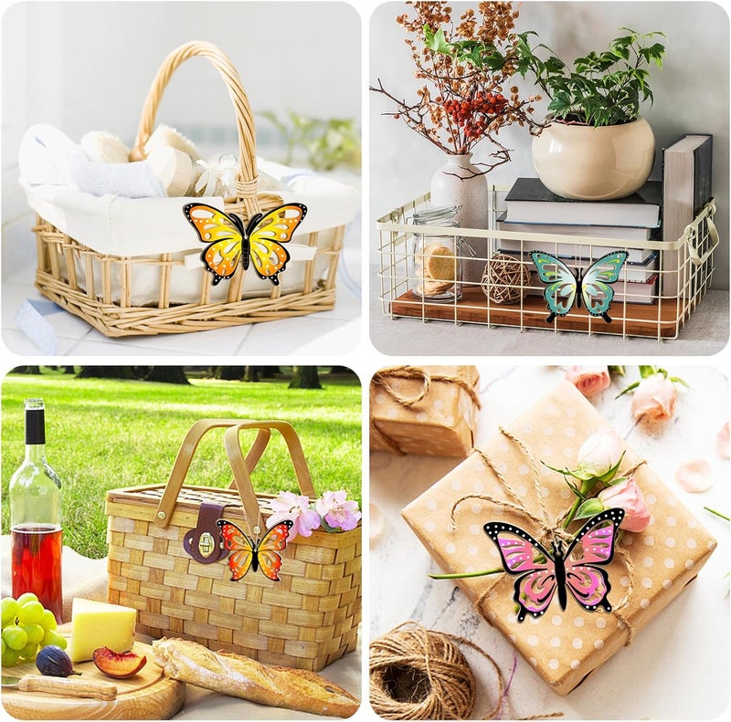 Sophena 36PCS Wooden Hollow Butterfly Ornaments to Paint, 6 Styles DIY Blank Unfinished Wood Cutouts Ornament for Crafts Hanging Decorations Summer - Image 5